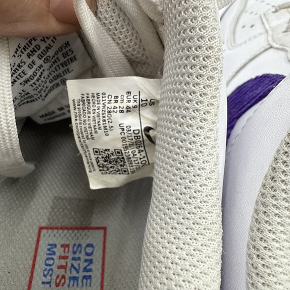 SNEAKERS Nike Air Force 1 'Sports Specialties Purple' (DB0264-100) Men's Size 11 - Picture 7 of 12